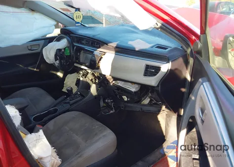 2015 Toyota Corolla Le z USA, uszkodzony, nr VIN 2T1BURHE2FC297112